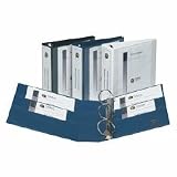 Avery Nonstick Heavy-Duty EZD Reference View 3 Inch Navy Blue Binder (79803)