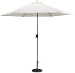 TropiShade 9-Foot Bronze Aluminum Poly Market Umbrella, Canvas