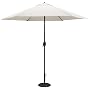9-Foot TropiShade Bronze Aluminum Canvas Poly Market Umbrella