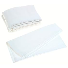 Gerber 12-Pack Flatfold Birdseye Cloth Diapers - White