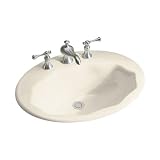 Bathroom Sink Drop In Self Rimming by Kohler - K-2908-8 in White