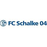 Produkt-Bild: alenio 9870 - alenio Wandtattoo - FC Schalke 04 Logo mit Schriftzug, 60x20 cm