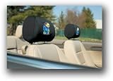 Kansas Jayhawks Headrest Covers - Set of Two