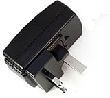 ULTIMATEADDONS UK 3 Pin USB Mains Charger Plug for Barnes & Noble Nook USB Cable