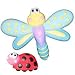 Wallables Interactive Dragonfly and Ladybug Wall Decor