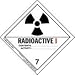 Hazardous Materials Labels - Class 7 -- Radioactive I - Paper, Roll (Pkg Qty 500)