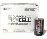 DURACELL D12 PROCELL Professional Alkaline Battery