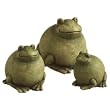 Midwest CBK Terra Cotta Toad Garden Decor Set of 3 #305225