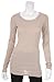 Michael Stars Long Sleeve Raw Edge Crew Neck