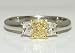 Natural Fancy Yellow Diamond Ring