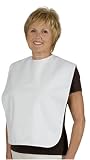 Duro-Med Clothing Protector Vinyl Terry with Hook and Loop Closure,
White (Pack of 3)