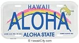 Aloha Hawaii License Plate