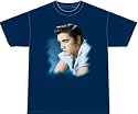 Elvis Presley BLUE PROFILE 50s Classic Rock T-shirt