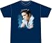 Elvis Presley BLUE PROFILE 50s Classic Rock T-shirt