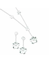 Sterling Silver Necklace and Earring Set