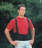 Cinchim Men's Back Brace Support Belt - Black - XX-Large 46-50 Inch Hip