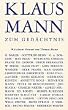 Klaus Mann zum Ged�chtnis