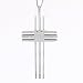 Designer Inspired silver cross Male Pendant Stainless Steel Necklace for Men Ball Chain for Men Presentation Box J2014