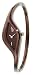 DKNY NY3908  Ladies Analogue Watch, Brown Stainless Steel Case & Bangle, Brown Dial with Silver Hands & Indexes