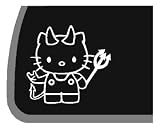 Devil Hello Kitty Car Decal / Sticker