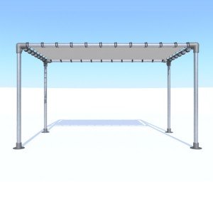 Tonnelle pergola 4 pieds