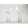 Artland 65062A Prescott Martini Glass in Frost (Set of 2)