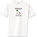 Firenze, Italia Flag Map T-Shirt Standard Cotton