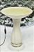 Outdoor Living : API 670  20 Inch Heated Birdbath On Pedestal