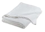 Faribault Mills Cable Chenille Cotton King Blanket, Natural