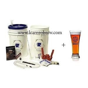 Basic Home Brew Beer Brewing Kit with 5-gallon India Pale Ale (IPA) Beer Ingredients Included
