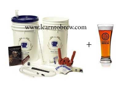 Basic Home Brew Beer Brewing Kit with 5-gallon India Pale Ale (IPA) Beer Ingredients Included