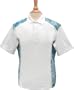 Captain water-inspired polo golf shirt by Aquawear, Women's 10, Slate Sea / White