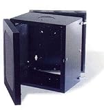 APW MINI MAX with Plexiglas Door - Wall mount cabinet - black - 26U - 21