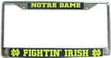 Notre Dame Fighting Irish Chrome License Plate Frame