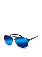 Lacoste Gafas de Sol L168S-001 (58 mm) Negro / Azul Royal