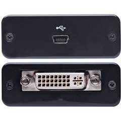 Gefen USB to DVI Adapter - 29-pin DVI-I Female Dual Link to Mini Type B Female USB