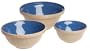 Mason Cash 3-Piece Mixing Bowl Set, Blue