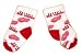 Detroit Red Wings Baby Socks