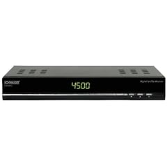 Schwaiger DSR6020011 Digitaler Sat-Receiver, 4-stellige LED-Anzeige, 2xScart, Netzschalter