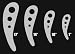 4 AIRBRUSH STENCILS-Swish Curve-Circle-Hobby-Auto Paint