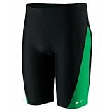 Nike Swim Boy's Team Color Block Jammer Swimsuit - Green 24