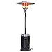 Fire Sense Commercial Patio Heater, Stainless Steel and Black Powder Coating