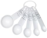 KitchenAid 5-Piece Measuring Spoon Set, White