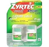 Zyrtec Liquid Gels, 65 Tablets