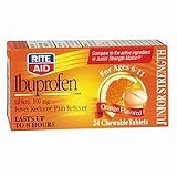 Rite Aid Ibuprofen, Junior Strength, Orange Flavored 24 ea