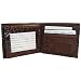 Mens Crocodile Leather Bifold Credit Card Wallet Available in 2 Colors