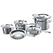 Le Creuset Tri-Ply Stainless Steeel Cookware Set, 10-Piece