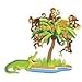 Little Folk Visuals Five Monkeys Sitting in a Tree Precut Flannel/Felt Board Figures, 7 Pieces Set