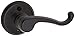 Callington Left Handed Lever Non-Turning Lock, Matte Black (F170 CLT 622 LH)