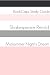 A Midsummer Nights Dream In Plain and Simple English (A Modern Translation and the Original Version) (Classics Retold)